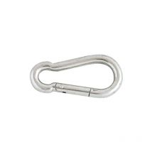 Mousqueton pompier acier zingué Ø10mm long.100mm blister 1 Chapuis