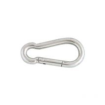 Mousqueton pompier acier zingué Ø6mm long.60mm blister 2 Chapuis