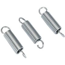 Chapuis, Set Di 3 Molle Di Tensione Con Ganci A Molla In Acciaio Zincato, Molle A Doppio Gancio, Molle Di Trazione A Spirale, Diametro 0,9 Mm, 