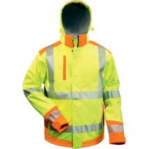 Chaqueta softshell de alta visibilidad rickmer Talla 2XL,amarillo/naranja