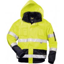Chacelo polar alto visibilidad Siegfried, Talla S, amarillo/azul marino