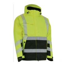 Elka Rainwear - Chaqueta de invierno alta visible visible xtreme Tamaño l amarillo/marina