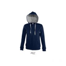 Chaqueta De Mujer Contrastada Con Capucha Sol's soul women m French Marino