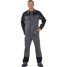 Planam - Chaqueta de soldadura Weld Shield tamaño 54 gris / negro