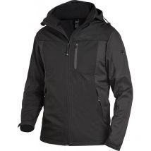 FHB - Chaqueta de trabajo Jannik, Softshell, Talla l, antracita/negro