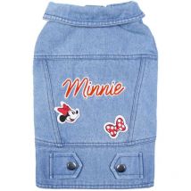 Minnie Mouse - Cerdá - For Fan Pets - Chaqueta para Perros de Tela Vaquera Fabricada en Algodón al 65% y Poliéster al 35% Ajuste de Velcro y