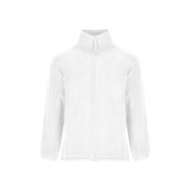 Roly - Chaqueta polar con cuello alto forrado con cremallera inyectada artic xl Blanco