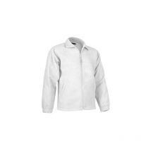 Chaqueta polar fabricada en tejido polar antipeeling Valento Dakota 3XL Blanco