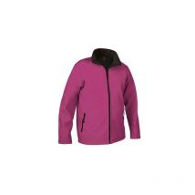 Valento - Chaqueta softshell hidrofugada y cortavientos Horizon m Rosa magenta