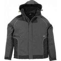 FHB - Chaqueta de trabajo Walter, Softshell, Talla l, antracita/negro