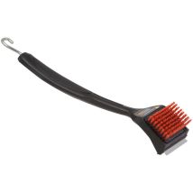 Char-broil 2-140533 Cool Clean Premium Spazzola Pulizia Grill Nylon Ceramizzato Raschietto Colore Nero Rosso