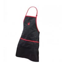 140 517 - Grembiule per Barbecue con Tasche, Nero e Rosso - Char-broil