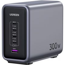 Ugreat - ugreen Nexode 300W 5-Port pd GaN Fast Charger (90903B)
