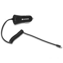 Chargeur Allume-Cigare Rapide Usb + Cable Lightning Kodak