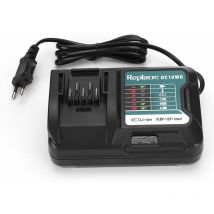 Powerwings - Chargeur DC10WD DC10SB DC10WC 12V 10.8V, Compatible avec Makita Batterie BL1021B BL1041B BL1015 BL1016 197396-9 BL1040B BL1040 197406-2