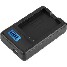 Tuserxln - Chargeur de Batterie EN-EL14 avec écran lcd pour Nikon D5100/D3100/D3200/D3300/Coolpix