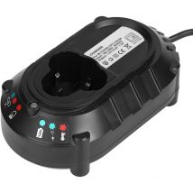 Chargeur de Batterie Li-ion, Chargeur de Batterie Rapide de Remplacement Station de Charge de Batterie au Lithium pour 12V dc 1.5A Makita BL1013