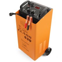 Wiltec Chargeur de batterie Boost 630 – 12 v et 24 v – Chargement de Moto Voiture Auto Véhicule Chantier – Chargement rapide, Chargement de maintien