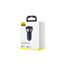 Tresice France - Chargeur de voiture usb + usb-c 65W Quick Charge avec écran lcd transparent