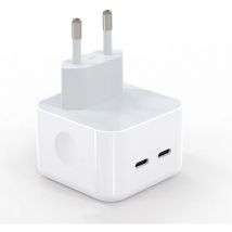Chargeur double USB C pour iPhone 15/14/13/12/11/X/Samsung/Pad