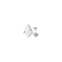 Chargeur et câble d alimentation pc Xtorm Chargeur secteur 140W GaN Ultra avec adaptateurs voyage + cable usb c pd 240W 2M
