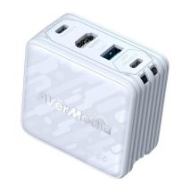 Avermedia - Chargeur GaN 100W avec Sortie hdmi 4K GC313 Blanc