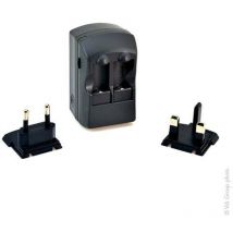 Chargeur pour 2 batteries CR123A (prise eu+uk) - NX