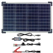 Optimate - Chargeur Solaire Pour Batteries Std, Agm Et Gel De 12v De 2 À 240ah Et Batteries Au Lithium Lfp 12,8v/13,2v. Récupère Les Batter