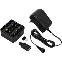 Chargeur sur secteur universelle 15 embouts - 1500mA