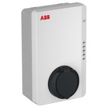 Station de recharge ABB Terra ac Wallbox 3,7KW avec prise T2 Shutter