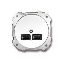 Chargeur USB double porcelaine blanche DO LOW - FONTINI