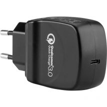 QW20-C Chargeur usb 20 w pour prise murale Courant de sortie (max.) 3000 mA usb-c femelle Nbr. de sorties: 1 x usb Power Delivery (usb-pd) X103761