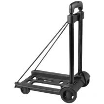 Zoternen - Chariot à bagages pliant, chariot pliant à 2 roues, pour les déménagements et les courses