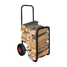Chariot à bois – Noir – Largeur 46 cm – Charge maximale – LIENBACHER