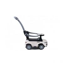 Chariot avec barre de poussée - blanc - avec protection antichute