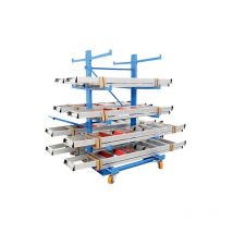 Matisère - Chariot cantilever double face - Charge max 250kg - 3 niveaux - AFZ1710603NCDF002