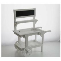 Argonauta - Chariot décoratif pour vitrines de décoration avec tableau noir h 109