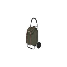 Chariot De Courses Dakar Vert Militaire 36x7x90 Cm Capacité 30kg Étanche