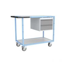 Matisère - Chariot de manutention - Etabli roulant avec 2 tiroirs - Charge max 250kg - 880707102