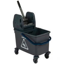 Sprintus - Chariot de nettoyage seau 1 x 35 l avec séparation, presse plastique