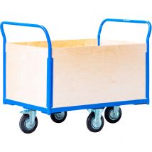 Mw Tools - Chariot de transport 360° avec 1 plateau et 4 parois SH50104W
