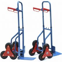 Varan Motors - HT1826 Chariot de transport - Diable pour escalier 6 roues charge jusqu'à 200Kg