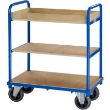 Dema - Chariot de transport démontable 250 kg 3 niveaux - Manutention