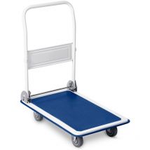 Chariot de transport manuel HM-505, blanc et bleu