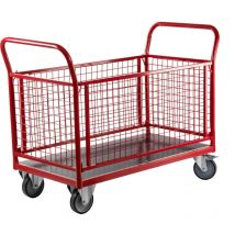 Dema - Chariot de transport modulable avec parois grillagées