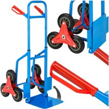 Tectake - Diable monte escalier 100 kg avec plateau pliable -