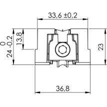 La Croisee Ds - Chariot double réglable matériau de synthèse galets inox 160 kg ref ds 4671 boîte de 25 pièces - la croisée ds
