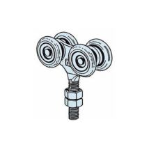 Chariot en acier Omge Art 53 a 4 roues pour portes coulissantes