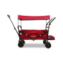 Chariot de plage pliable Fuxtec Beach Cruiser - transport charge 75kg – Rouge