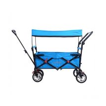 Chariot de jardin pliable Fuxtec Easy Cruiser - transport charge 75 kg – Bleu